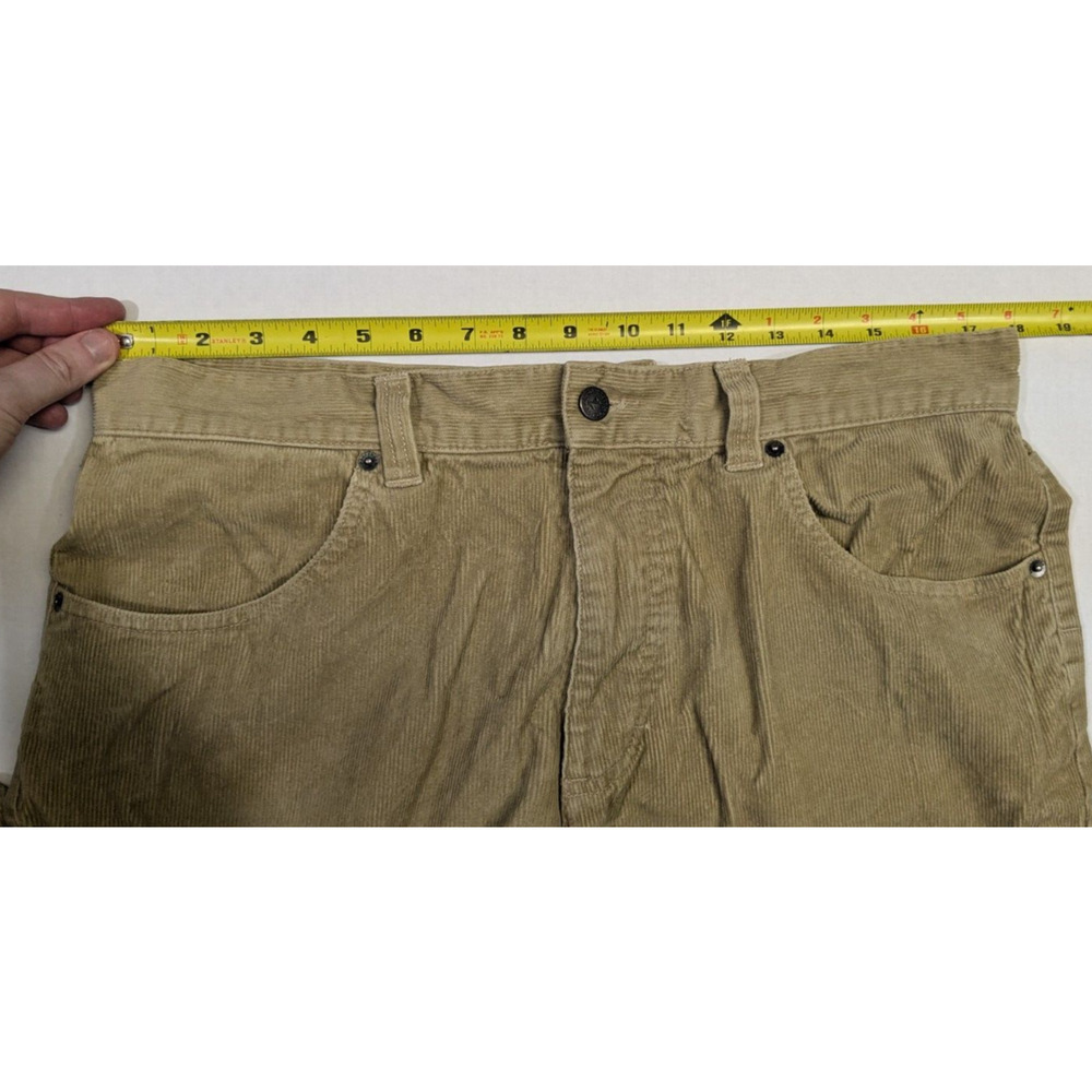 Patagonia Organic Cotton Corduroy Pants Mens Size 35 Beige Straight Leg - Picture 3 of 8